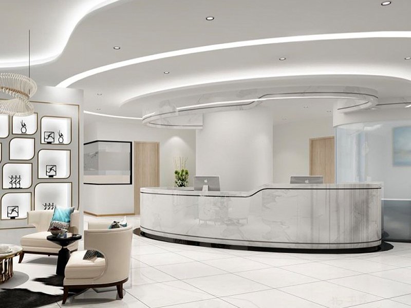 Dental Marble Reception Desk