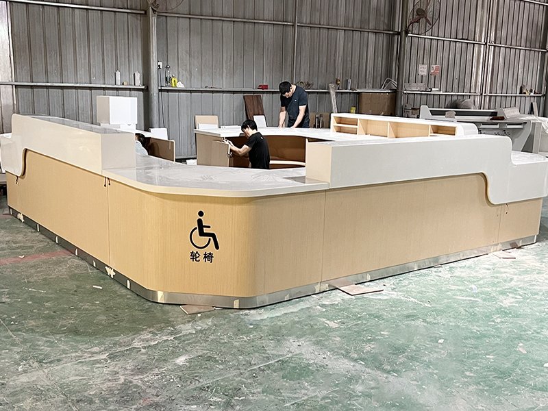 dda compliant reception desk